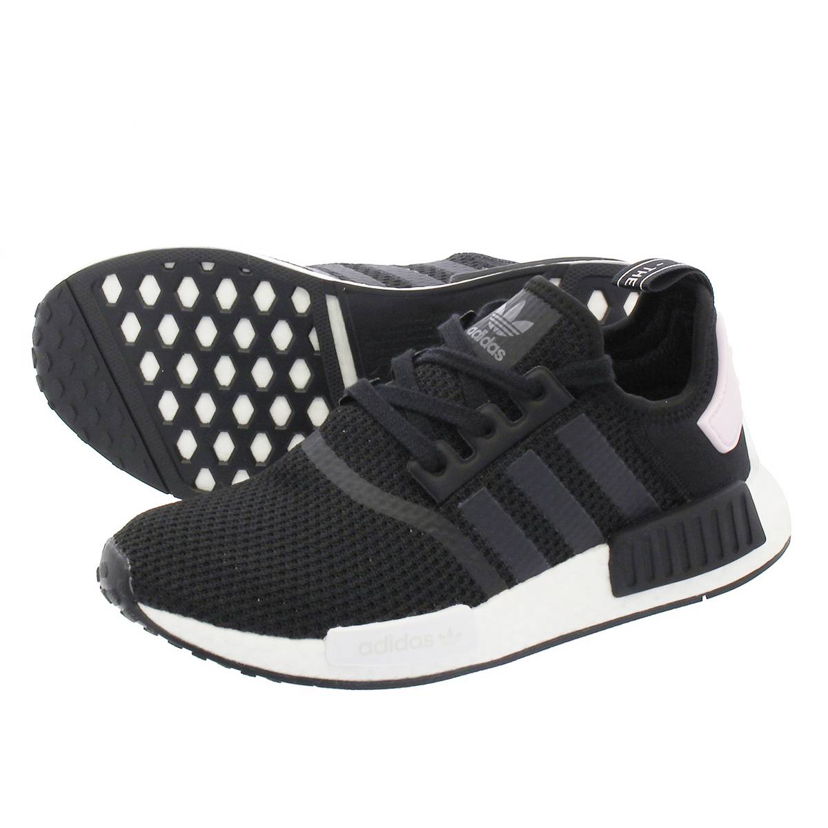 adidas NMD_R1 W【adidas Originals】 アディダス NMD_R1 ウィメンズ CORE BLACK/RUNNING WHITE/CLEAR PINK b37649