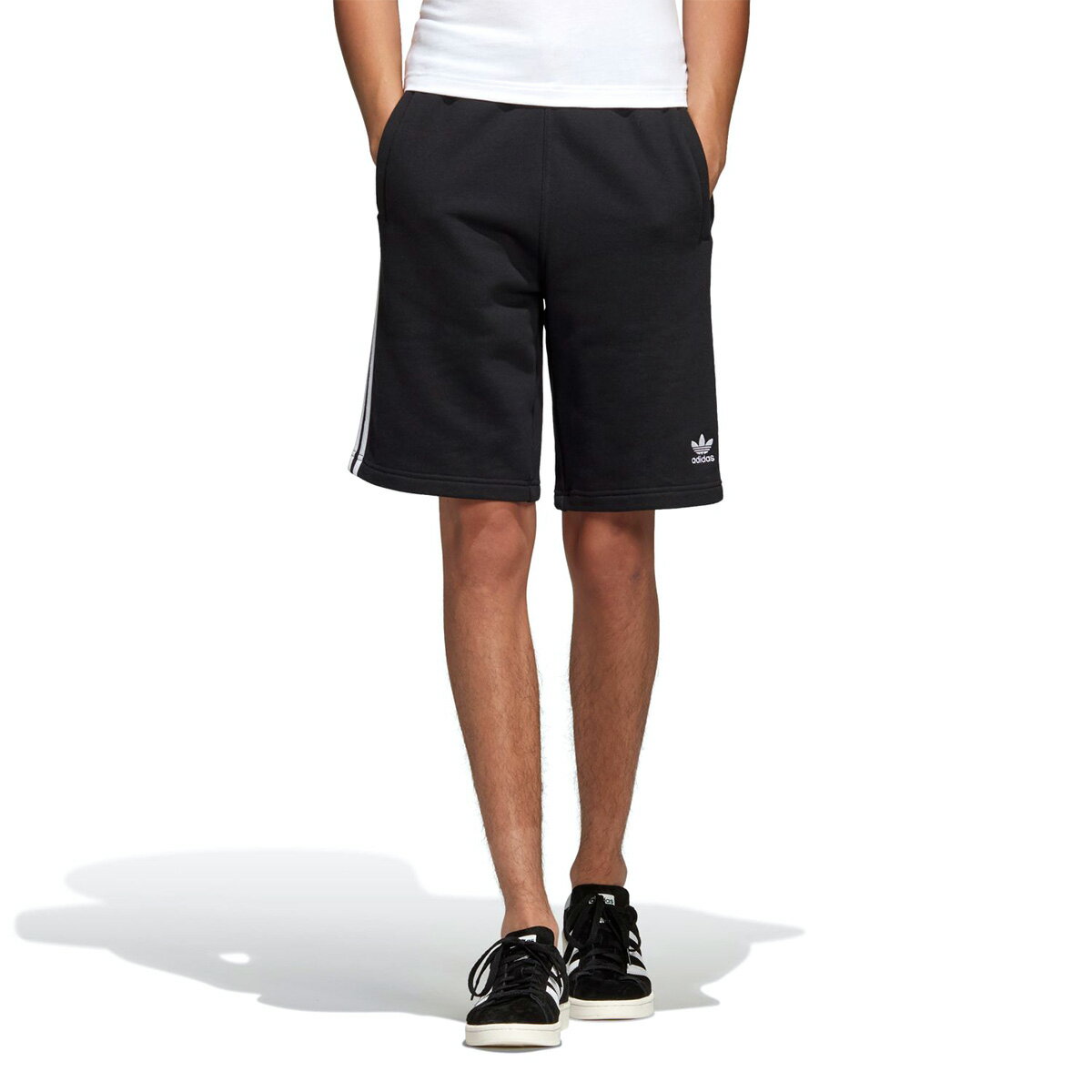 【プライスダウン】 15時迄のご注文で即日発送可 adidas 3 STRIPES SHORTS アディダス 3 ストライプス ショーツ BLACK dh5798 3