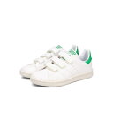 【プライスダウン】 15時迄のご注文で即日発送可 【キッズサイズ】【17.0～21.5cm】adidas STAN SMITH CF C アディダス スタンスミス CF C FTWR WHITE/FTWR WHITE/GREEN fx7534