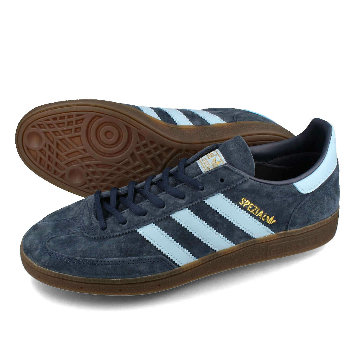 15Τʸ¨ȯ adidas HANDBALL SPEZIAL ǥ ϥɥܡ ڥĥ COLLEGE NAVY/CLEAR SKY/GUM bd7633פ򸫤