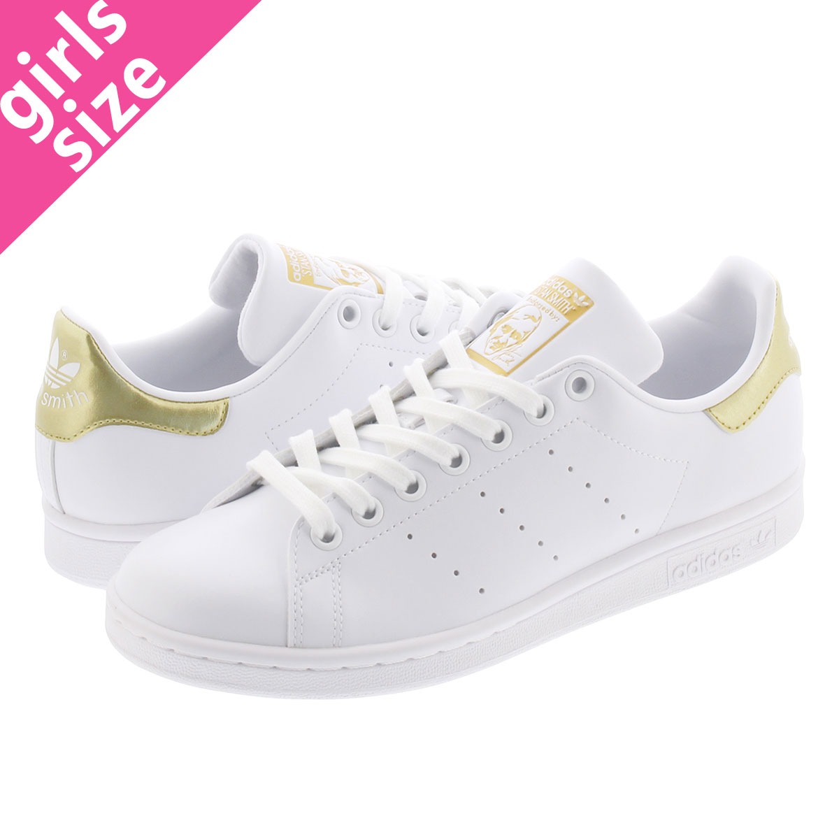 adidas STAN SMITH W アディダス スタンスミス ウィメンズ TWR WHITE/FTWR WHITE/GOLD METALLIC g58184