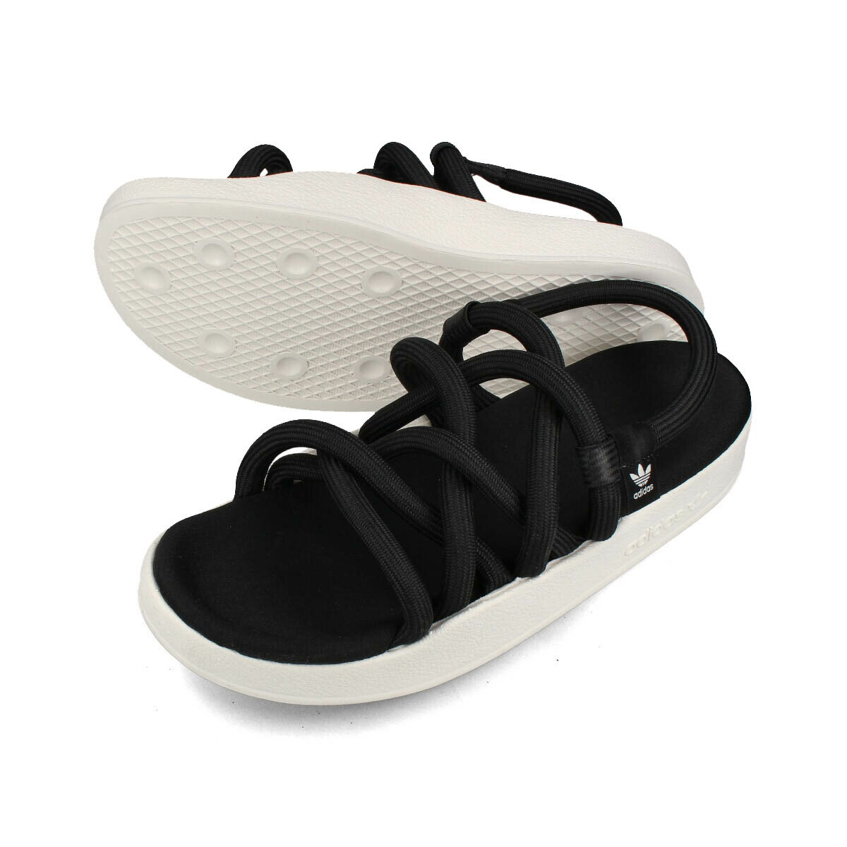 【プライスダウン】adidas ADILETTE NODA W アディダス アディレッタ NODA ウィメンズ レディース サンダル CORE BLACK/CORE BLACK/CORE WHITE ブラック 黒 fz6438