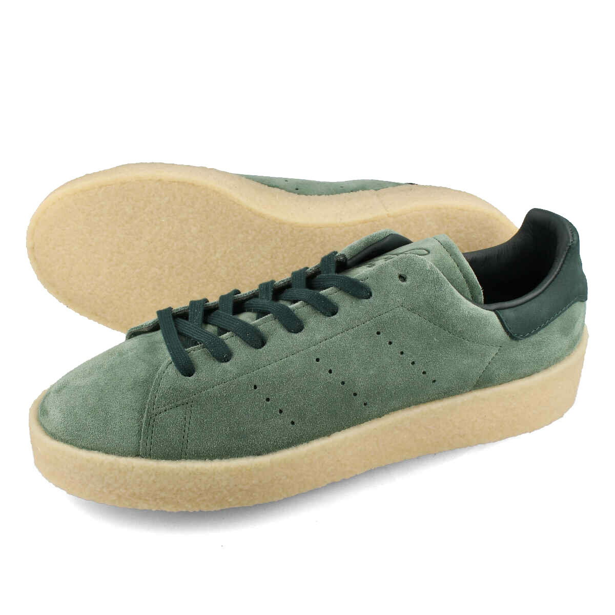 【お買い物マラソンSALE】 15時迄のご注文で即日発送可 adidas STAN SMITH CREPE アディダス スタンスミス クレープ メンズ レディース ローカット PANTONE/SHADOW GREEN/SUPPLIER COLOUR グリーン fz6444