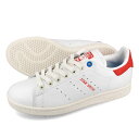  15時迄のご注文で即日発送可 adidas STAN SMITH W アディダス スタンスミス ウィメンズ メンズ レディース ローカット CORE WHITE/RED/BRIGHT BLUE ホワイト id4542