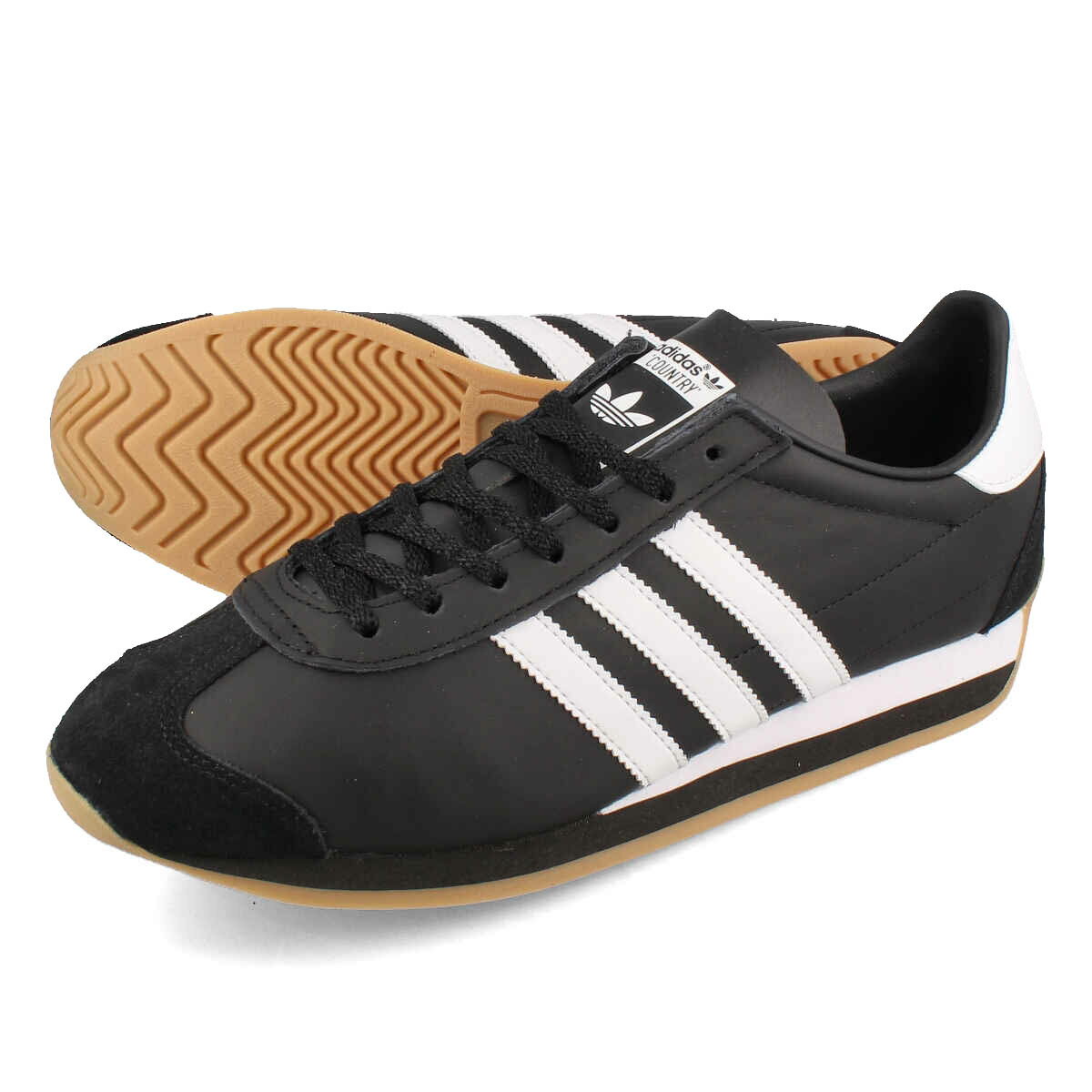 15時迄のご注文で即日発送可 adidas COUNTRY OG アディダス カントリー OG メンズ スニーカー ローカット CORE BLACK/CORE BLACK/FOOTWEAR WHITE ブラック IE4231