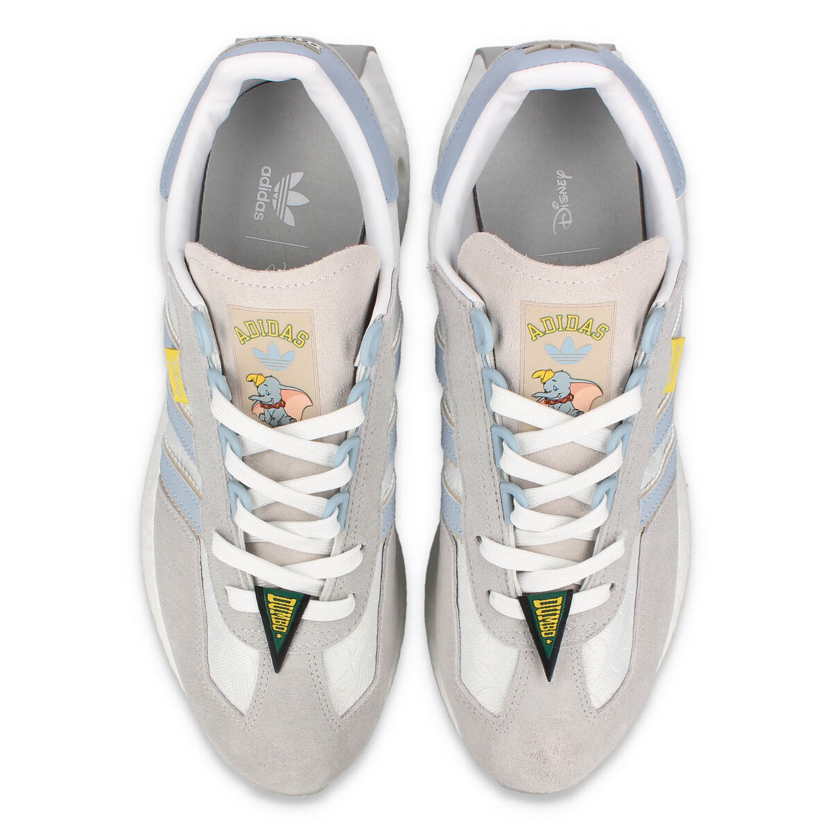 【プライスダウン】 15時迄のご注文で即日発送可 adidas RETROPY E5 DISNEY DUMBO アディダス レトロピー E5 ディスニー ダンボ メンズ ローカット CRYSTAL WHITE/WONDER BLUE/GREY TWO グレー ie5879 2