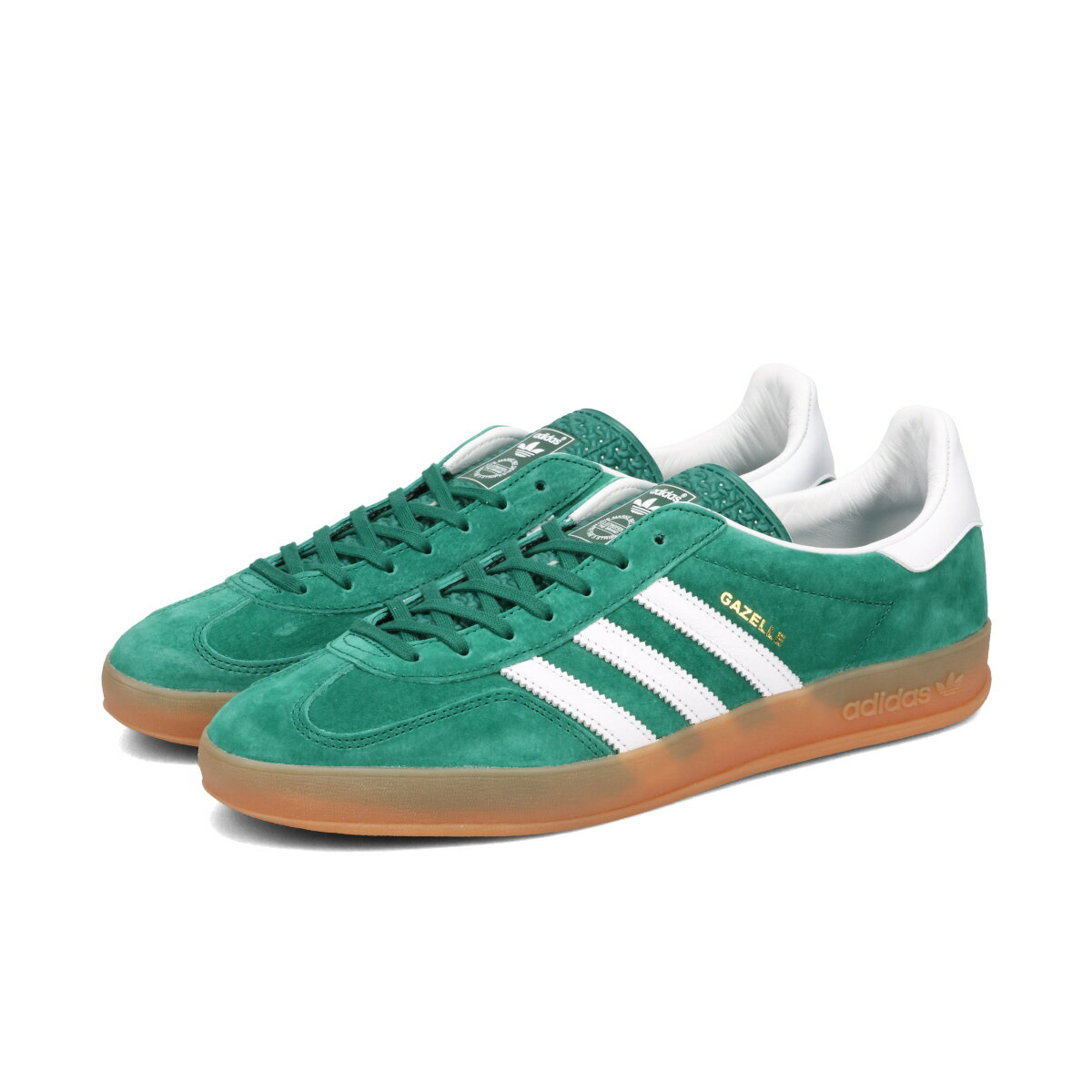 15時迄のご注文で即日発送可 adidas GAZELLE INDOOR アディダス ガゼル ガッツレー インドア メンズ レディース ローカット COLLEGE GREEN/FTWR WHITE/GUM グリーン ig1596