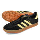 15̂ő adidas GAZELLE INDOOR AfB_X K[ Kbc[ ChA Y fB[X Xj[J[ [Jbg CORE BLACK/ALMOST YELLOW/GUM ubN ig4999