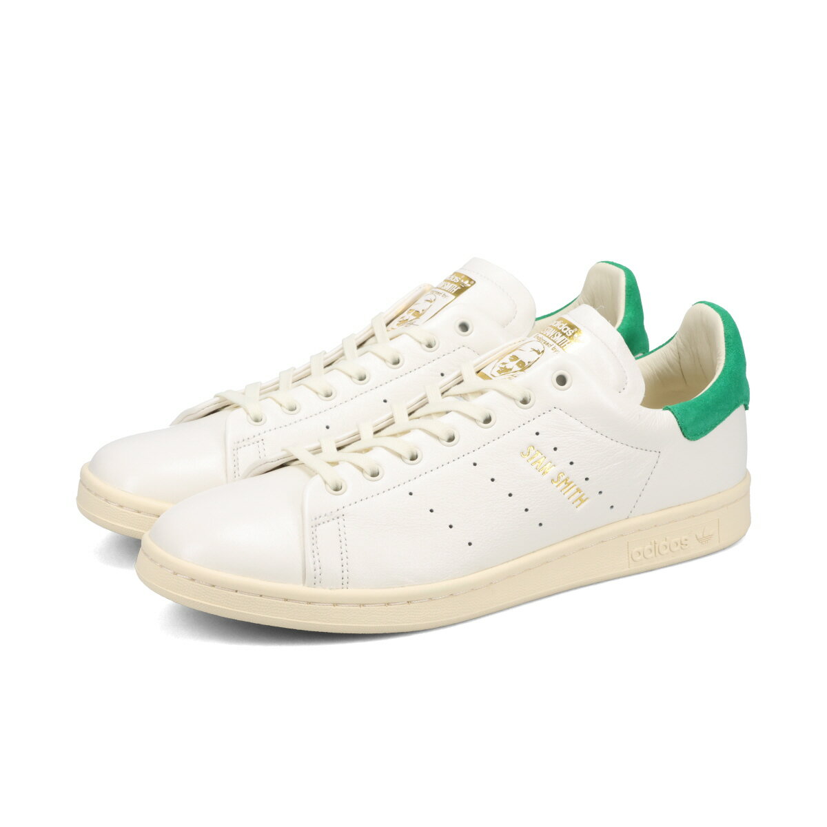 【プライスダウン】 15時迄のご注文で即日発送可 adidas STAN SMITH LUX アディダス スタンスミス LUX メンズ レディース スニーカー ローカット CLOUDWHITE/CREAMWHITE/GREEN ホワイト IF8844 1