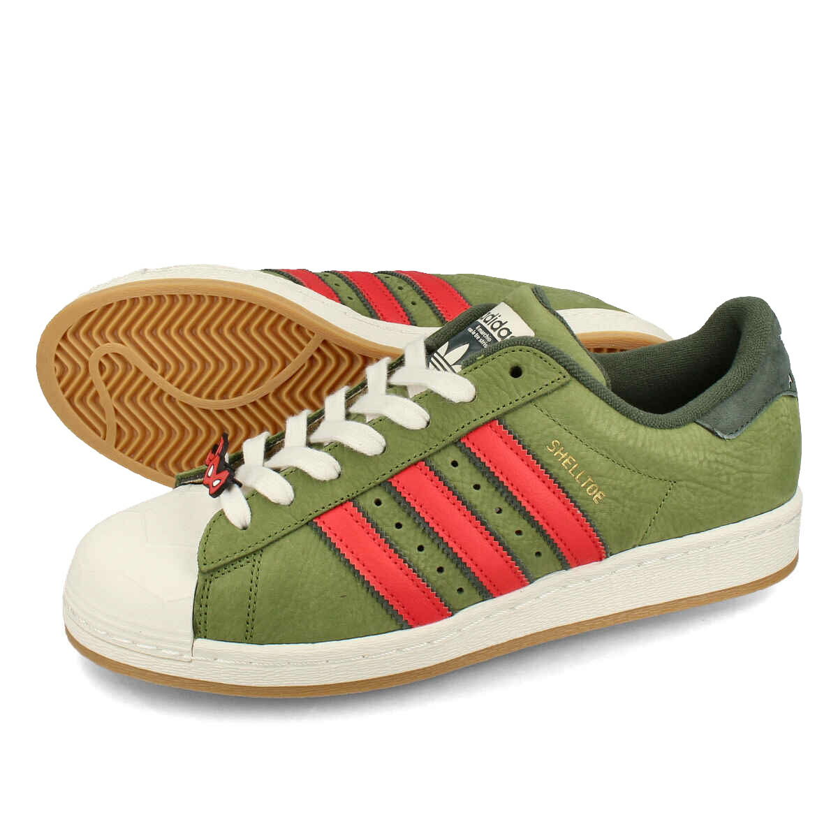 15時迄のご注文で即日発送可 adidas TMNT SUPERSTAR SHELLTOE アディダス ティーンエイジ ミュータント ニンジャ タートルズ SST シェルトゥ メンズ レディース スニーカー ローカット CRAFT GREEN/PANTONE/SHADOW GREEN グリーン IF9280