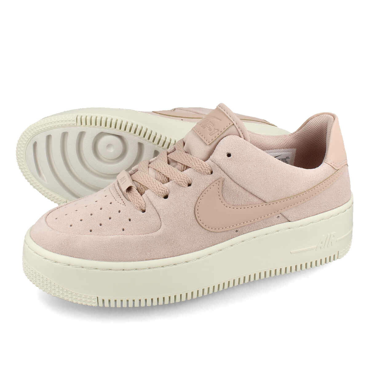 NIKE WMNS AIR FORCE 1 SAGE LOW ナイキ ウィメンズ エアフォース 1 セージ ロー PARTICLE BEIGE/PARTICLE BEIGE/PHANTOM ar5339-201