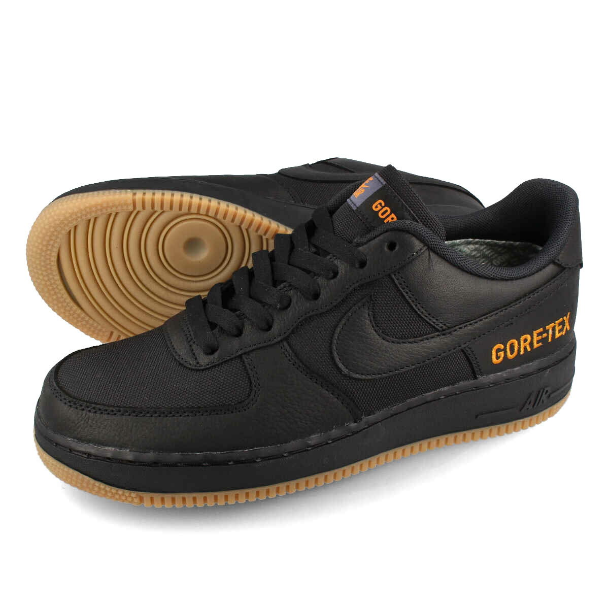 15時迄のご注文で即日発送可 NIKE AIR FORCE 1 GTX ナイキ エア フォース 1 ゴアテックス BLACK/BLACK/LIGHT CARBON ck2630-001