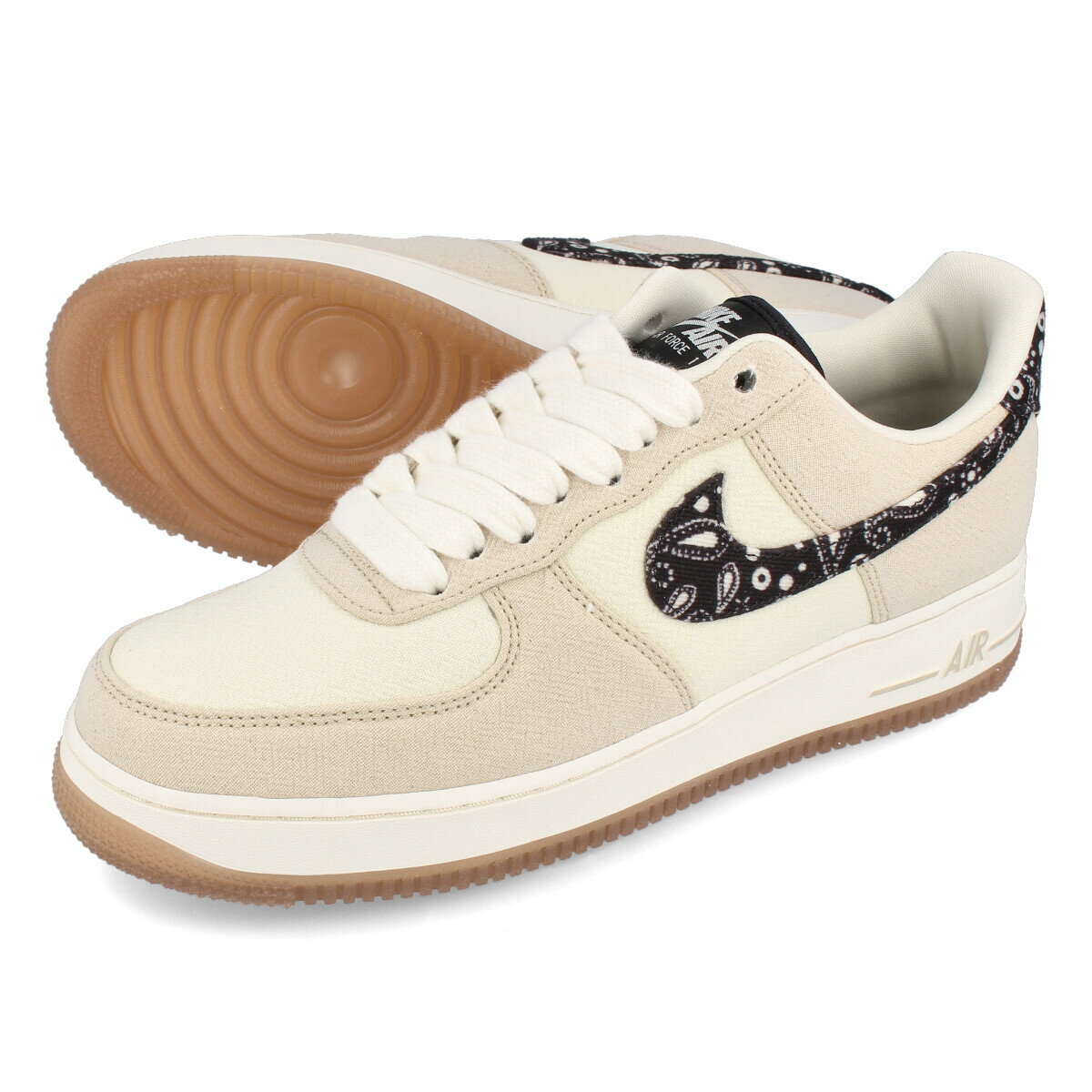 15時迄のご注文で即日発送可 NIKE AIR FORCE 1 '07 LV8 【PAISLEY】 ナイキ エア フォース 1 '07 LV8 RATTAN/BLACK/RATTAN/PALE IVORY dj4631-200 1