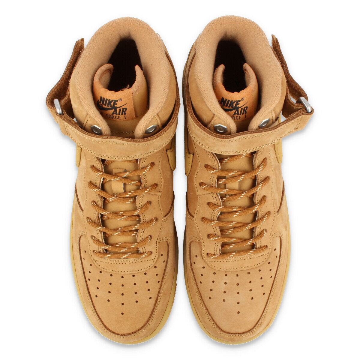 15時までのご注文で即日発送 NIKE AIR FORCE 1 MID '07 WB ナイキ エア フォース 1 ミッド '07 WB FLAX/WHEAT/GUM LIGHT BROWN dj9158-200｜LOWTEX PLUS