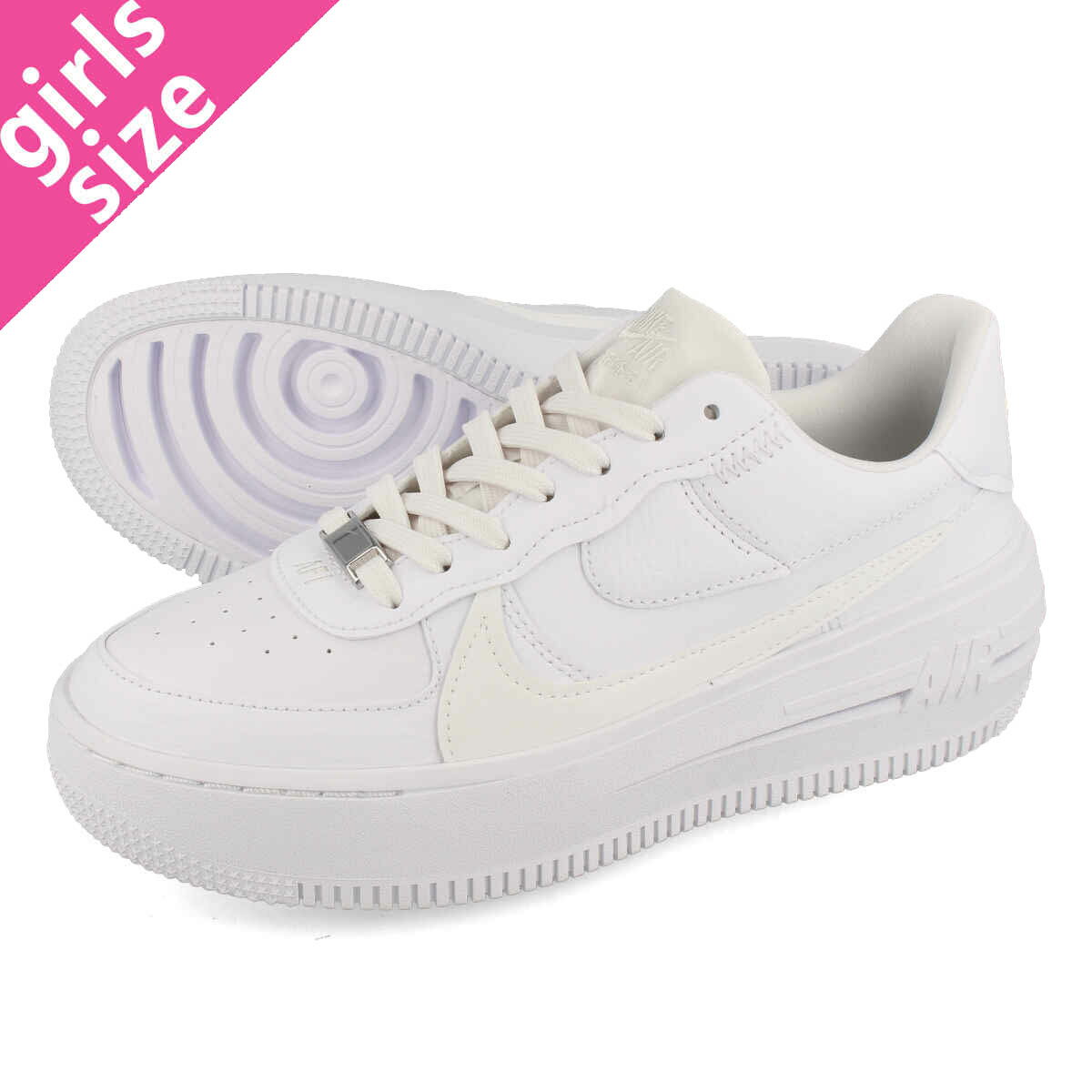 15時迄のご注文で即日発送可 NIKE WMNS AIR FORCE 1 PLT.AF.ORM ナイキ ウィメンズ エアフォース 1 プラットフォーム WHITE/SUMMIT WHITE/WHITE/WHITE dj9946-100