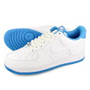 15時迄のご注文で即日発送可 NIKE AIR FORCE 1 ’07 ナイキ エア フォース 1 07 WHITE/UNIVERSITY BLUE dr9867-101