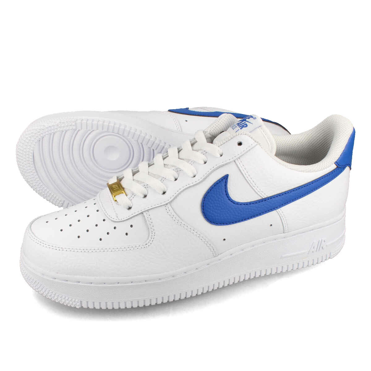 15時迄のご注文で即日発送可 NIKE AIR FORCE 1 '07 ナイキ エア フォース 1 07 メンズ ローカット WHITE/GAME ROYAL/WHITE ホワイト ブルー 白 青 dm2845-100 1