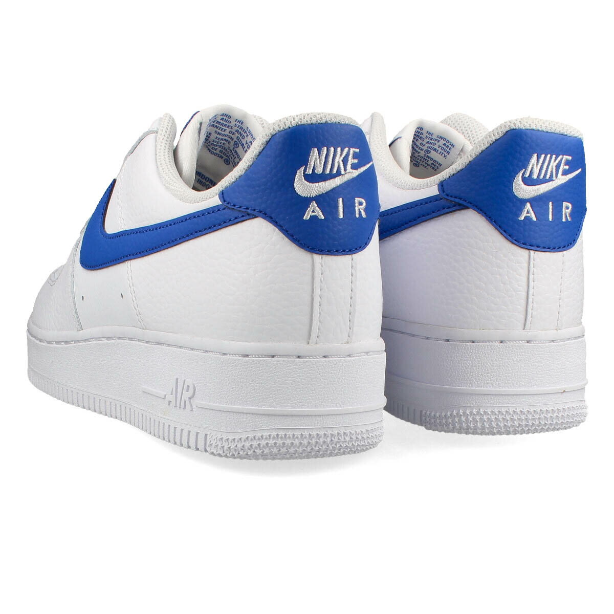 15時迄のご注文で即日発送可 NIKE AIR FORCE 1 '07 ナイキ エア フォース 1 07 メンズ ローカット WHITE/GAME ROYAL/WHITE ホワイト ブルー 白 青 dm2845-100 3