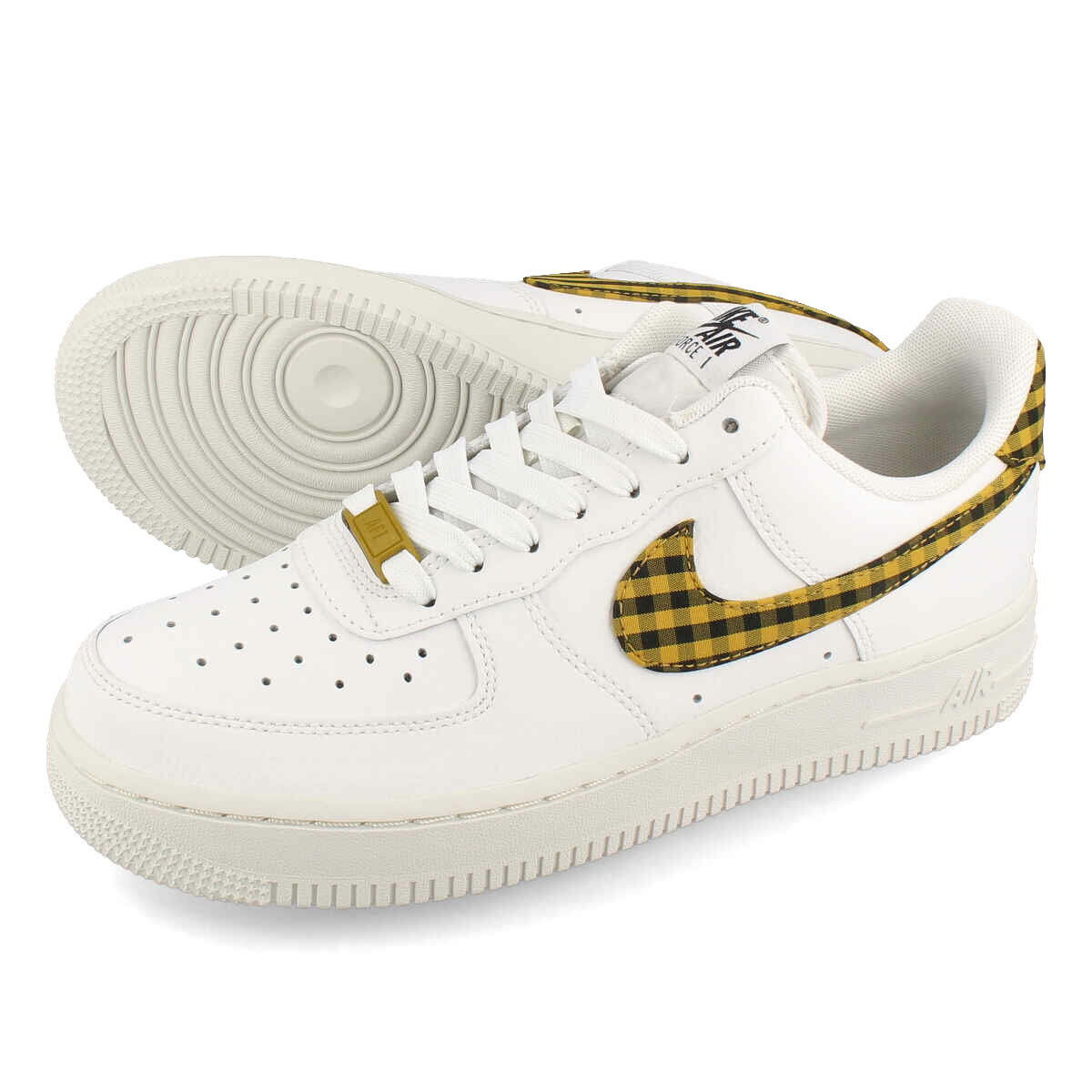 15時迄のご注文で即日発送可 NIKE WMNS AIR FORCE 1 '07 ESSENTIALS 【GINGHAM PLAID】 ナイキ ウィメンズ エアフォース 1 07 エッセンシャル レディース スニーカー ローカット SUMMIT WHITE/BRONZINE/BLACK ホワイト DZ2784-102