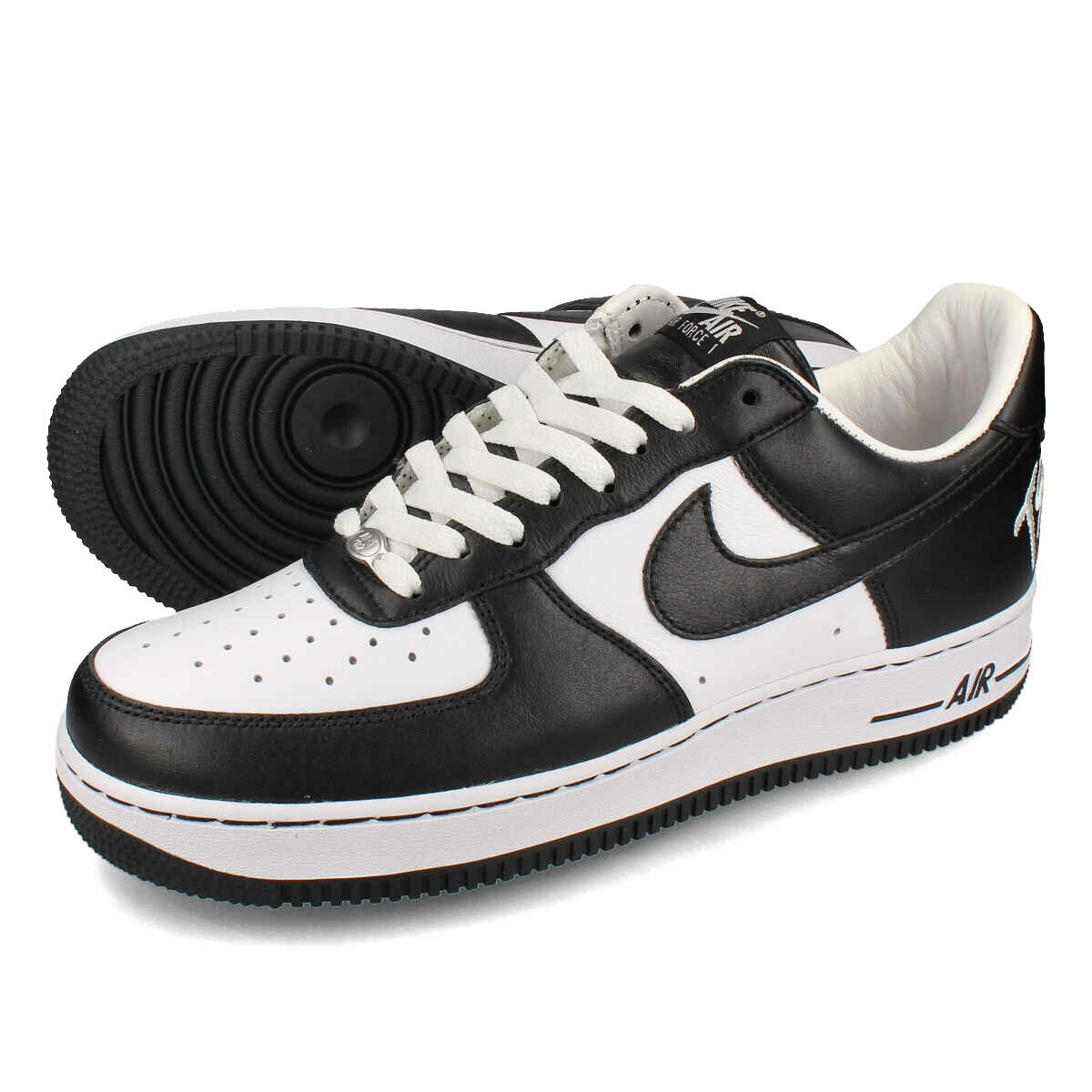 15時迄のご注文で即日発送可 NIKE AIR FORCE 1 LOW QS TS  ナイキ エア フォース 1 ロー レトロ QS TS メンズ スニーカー ローカット WHITE/BLACK/WHITE ブラック fj5756-100