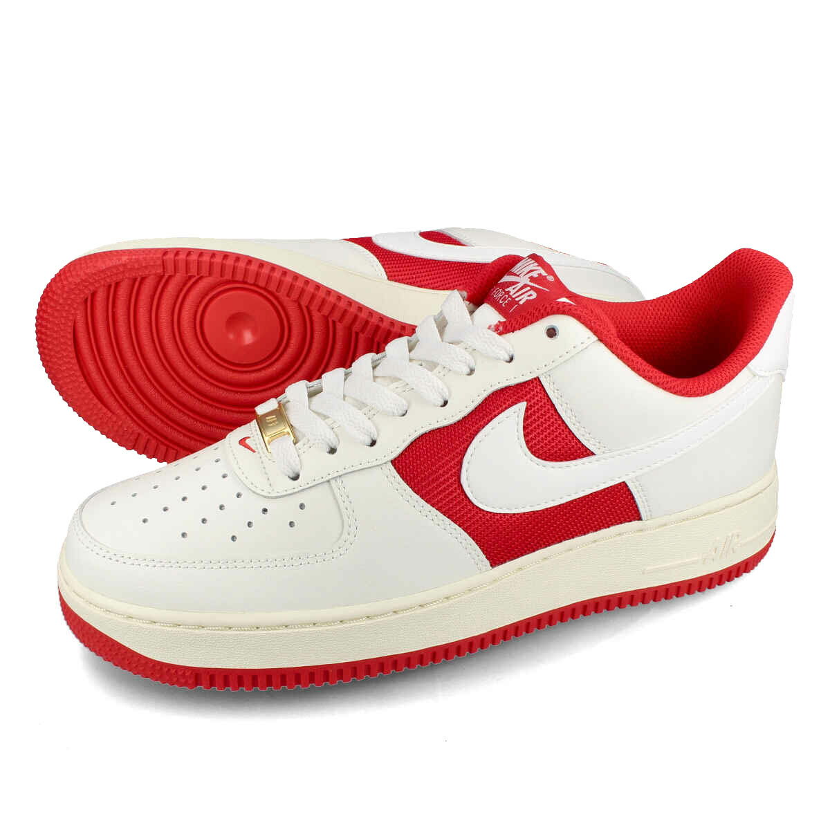 楽天LOWTEX PLUS15時迄のご注文で即日発送可 NIKE AIR FORCE 1 '07 ナイキ エア フォース 1 07 メンズ ローカット SAIL/UNIVERSITY RED/COCONUT MILK/SAIL ホワイト fn7439-133