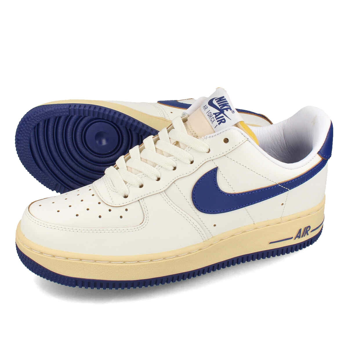 楽天LOWTEX PLUS15時迄のご注文で即日発送可 NIKE WMNS AIR FORCE 1 '07 ナイキ ウィメンズ エアフォース 1 07 メンズ レディース スニーカー ローカット SAIL/DEEP ROYAL BLUE/PALE VANILLA ホワイト fq8103-133