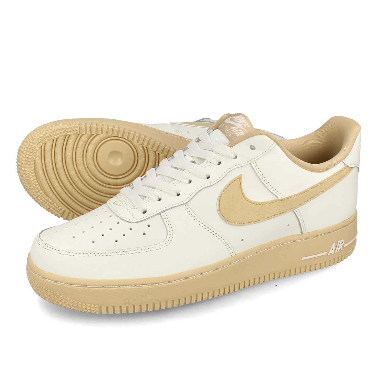 15時迄のご注文で即日発送可 NIKE WMNS AIR FORCE 1 039 07 ナイキ ウィメンズ エアフォース 1 07 メンズ レディース スニーカー ローカット SAIL/SESAME/VINTAGE GREEN ベージュ FZ3597-133