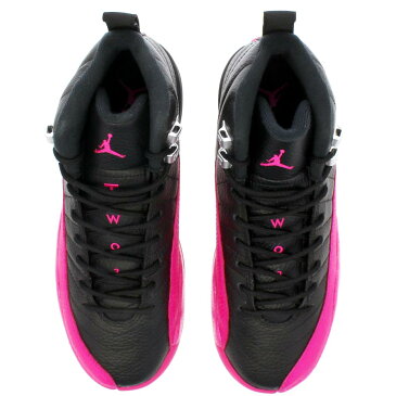 【大人気の女の子サイズ♪】 NIKE AIR JORDAN 12 RETRO GG ナイキ エア ジョーダン 12 レトロ GG BLACK/DEADLY PINK 510815-026