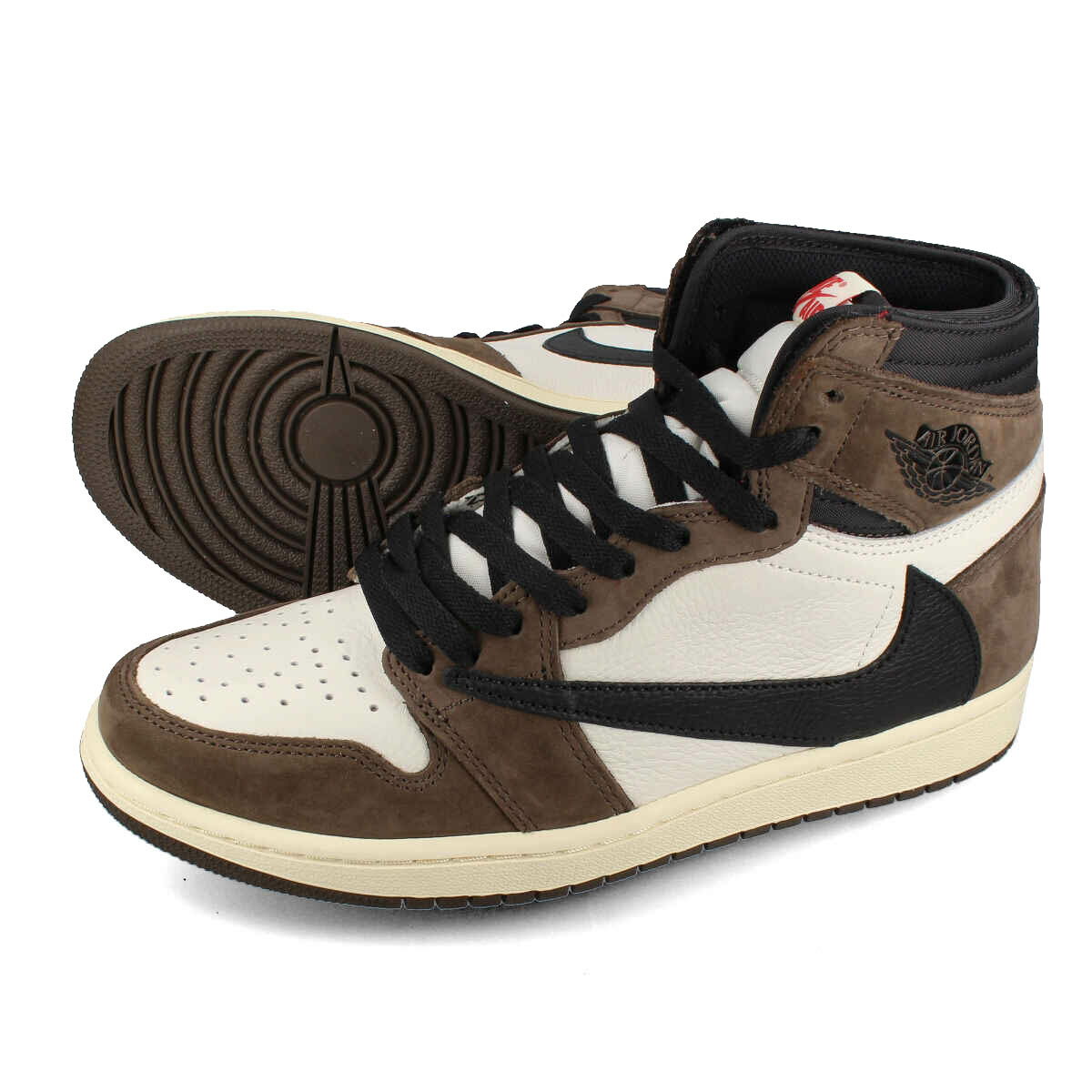 15時までのご注文で即日発送 NIKE AIR JORDAN 1 RETRO HIGH 【TRAVIS SCOTT】 ナイキ エア ジョーダン 1 レトロ ハイ SAIL/BLACK/DARK MOCHA cd4487-100