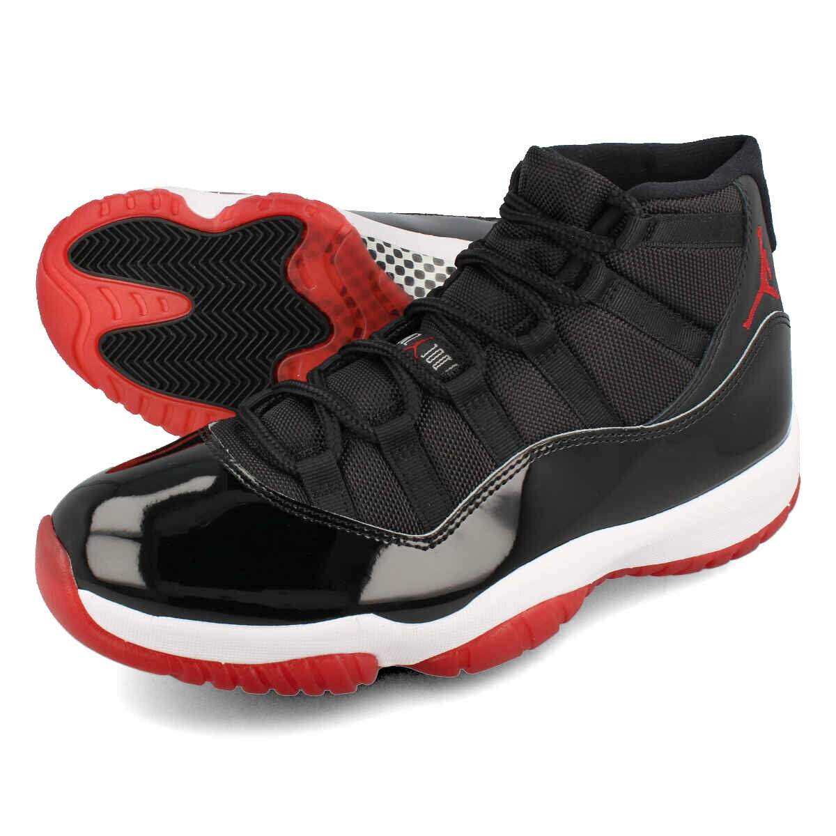 NIKE AIR JORDAN 11 RETRO 【BRED】【2019年モデル】 ナイキ エア ジョーダン 11 レトロ BLACK/TRUE RED/WHITE 378037-061