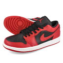 15時迄のご注文で即日発送可 NIKE AIR JORDAN 1 LOW ナイキ エア ジョーダン 1 ロー GYM RED/BLACK/WHITE 553558-606