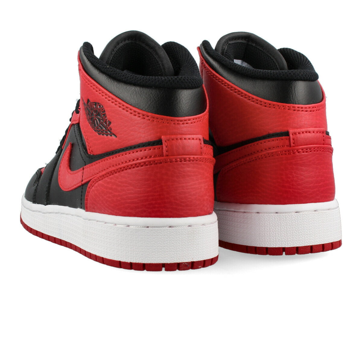 15時迄のご注文で即日発送可 NIKE AIR JORDAN 1 MID GS 【BRED】 ナイキ エア ジョーダン 1 ミッド GS BLACK/GYM RED/WHITE 554725-074 3