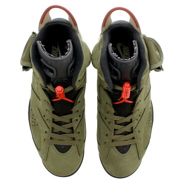 【ビッグサイズ】 NIKE AIR JORDAN 6 RETRO SP 【TRAVIS SCOTT】 ナイキ エア ジョーダン 6 レトロ SP MEDIUM OLIVE/INFRARED/BLACK cn1084-200