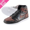 15̂ő NIKE WMNS AIR JORDAN 1 RETRO HIGH OG FEARLESS iCL EBY GA W[_ 1 g nC OG tBAX BLACK/BLACK/MTLC ROSE GOLD cu6690-006