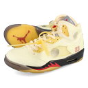 15時迄のご注文で即日発送可 NIKE AIR JORDAN 5 RETRO SP 【OFF-WHITE】 ナイキ エア ジョーダン 5 レトロ SP SAIL/FIRE RED/MUSLIN/BLACK dh8565-100