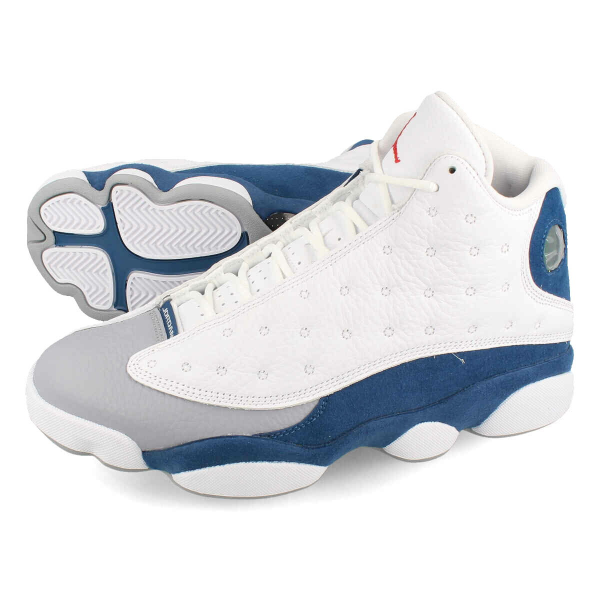 15時迄のご注文で即日発送可 NIKE AIR JORDAN 13 RETRO ナイキ エア ジョーダン 13 レトロ WHITE/FRENCH BLUE/GREY 414571-164