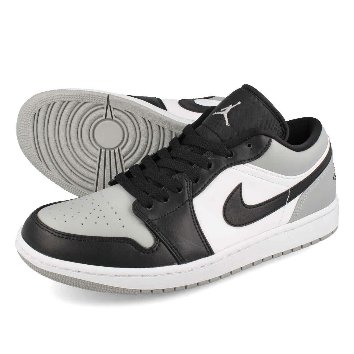 15時迄のご注文で即日発送可 NIKE AIR JORDAN 1 LOW  ナイキ エア ジョーダン 1 ロー WHITE/BLACK/LIGHT SMOKE GREY 553558-052