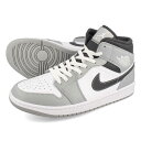 15̂ő NIKE AIR JORDAN 1 MID iCL GA W[_ 1 ~bh LIGHT SMOKE GREY/WHITE/ANTHRACITE 554724-078