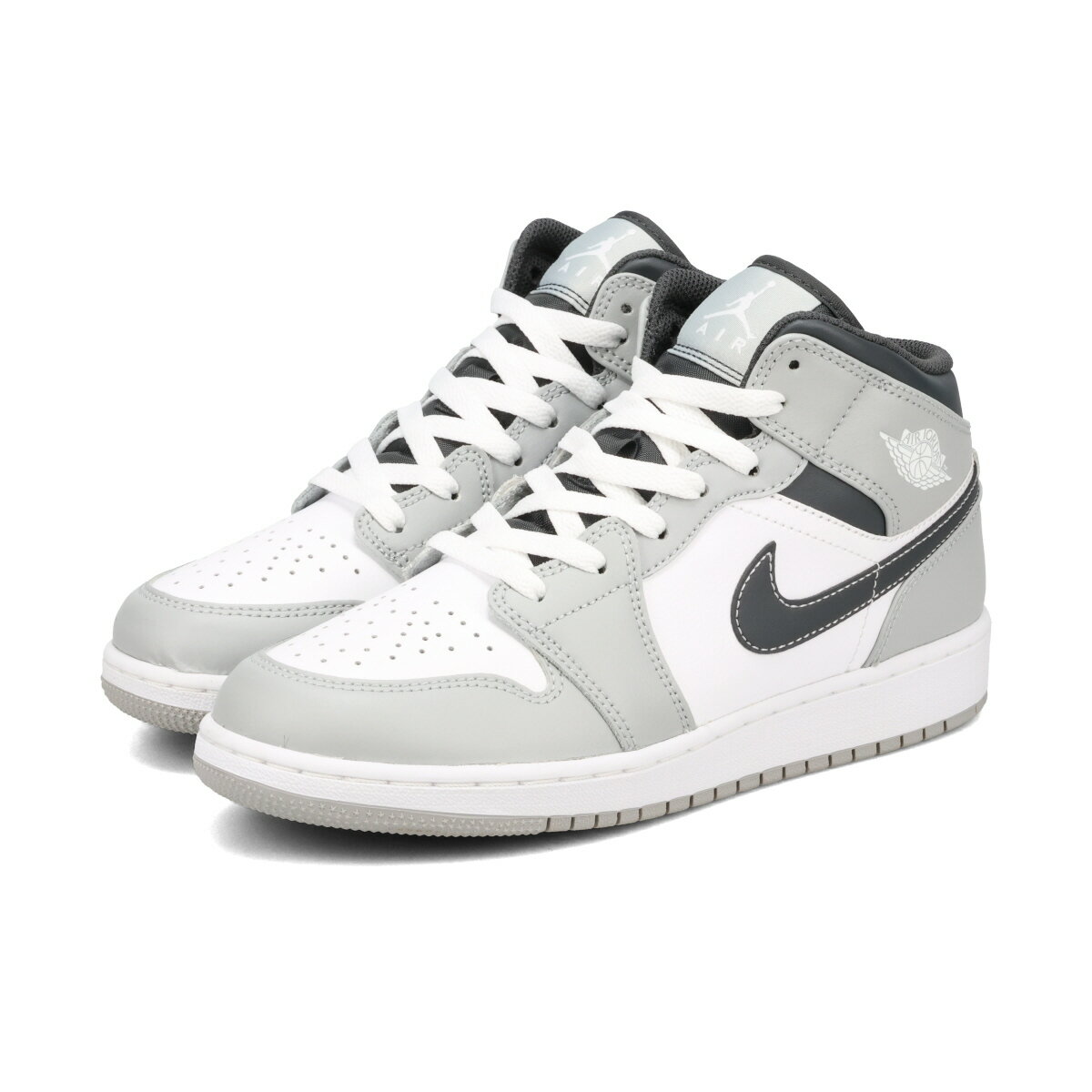 NIKE AIR JORDAN 1 MID GS ナイキ エア ジョーダン 1 ミッド GS LIGHT SMOKE GREY/WHITE/ANTHRACITE 554725-078
