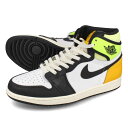 15時迄のご注文で即日発送可 NIKE AIR JORDAN 1 RETRO HIGH OG ナイキ エア ジョーダン 1 レトロ ハイ OG WHITE/VOLT/UNIVERSITY GOLD 555088-118