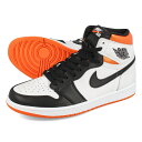 15時迄のご注文で即日発送可 NIKE AIR JORDAN 1 RETRO HIGH OG ナイキ エア ジョーダン 1 レトロ ハイ OG WHITE/ELECTRO ORANGE/BLACK 555088-180