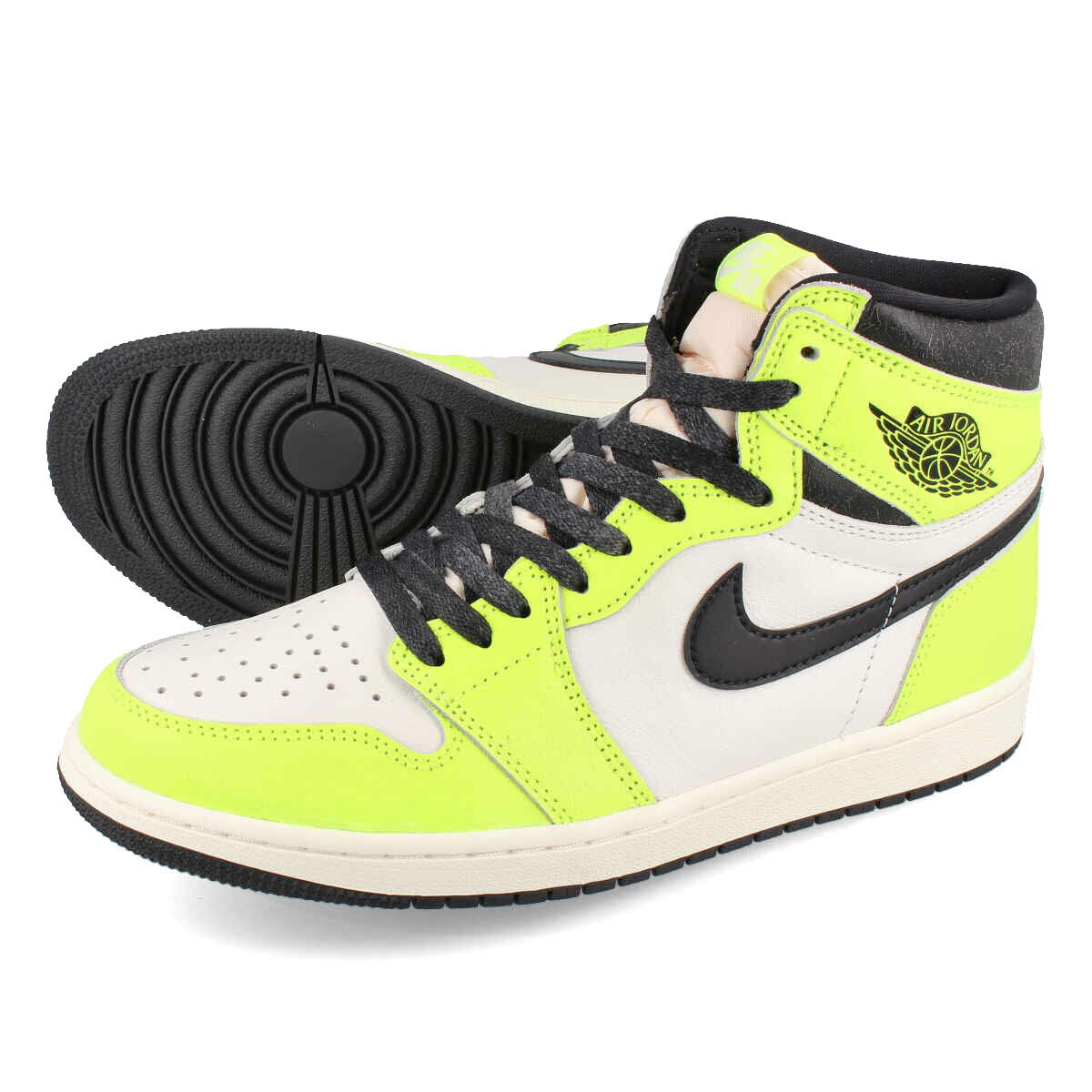 楽天LOWTEX PLUS15時迄のご注文で即日発送可 NIKE AIR JORDAN 1 RETRO HIGH OG ナイキ エア ジョーダン 1 レトロ ハイ OG VOLT/BLACK/SAIL 555088-702