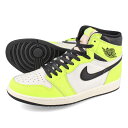 15̂ő NIKE AIR JORDAN 1 RETRO HIGH OG iCL GA W[_ 1 g nC OG VOLT/BLACK/SAIL 555088-702