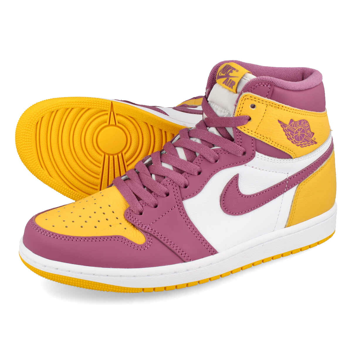 15時迄のご注文で即日発送可 NIKE AIR JORDAN 1 RETRO HIGH OG  ナイキ エア ジョーダン 1 レトロ ハイ OG UNIVERSITY GOLD/LIGHT BORDEAUX/WHITE 555088-706