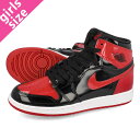 15̂ő NIKE AIR JORDAN 1 RETRO HIGH OG GS yBRED PATENTz iCL GA W[_ 1 g nC OG GS BLACK/WHITE/VARSITY RED 575441-063