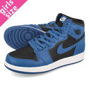 15̂ő NIKE AIR JORDAN 1 RETRO HIGH OG GS iCL GA W[_ 1 g nC OG GS DARK MARINA BLUE/BLACK/WHITE 575441-404