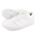 15܂ł̂ő NIKE WMNS AIR JORDAN 1 LOW iCL EBY GA W[_ 1 [ fB[X Y Xj[J[ [Jbg WHITE/WHITE zCg  ԃf DV0990-111