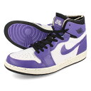 15̂ő NIKE AIR JORDAN 1 ZOOM AIR CMFT iCL GA W[_ 1 Y[ GA RtH[g WHITE/CRATER PURPLE/BLACK ct0978-501