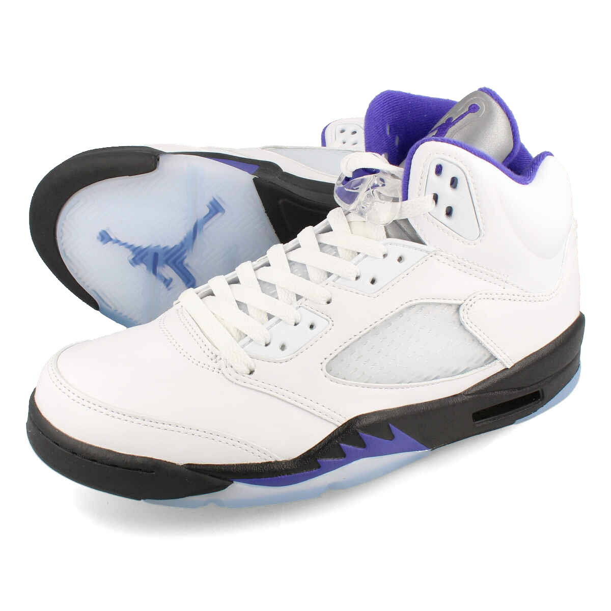 【ビッグサイズ】 NIKE AIR JORDAN 5 RETRO ナイキ エア ジョーダン 5 レトロ WHITE/CONCORD/BLACK dd0587-141