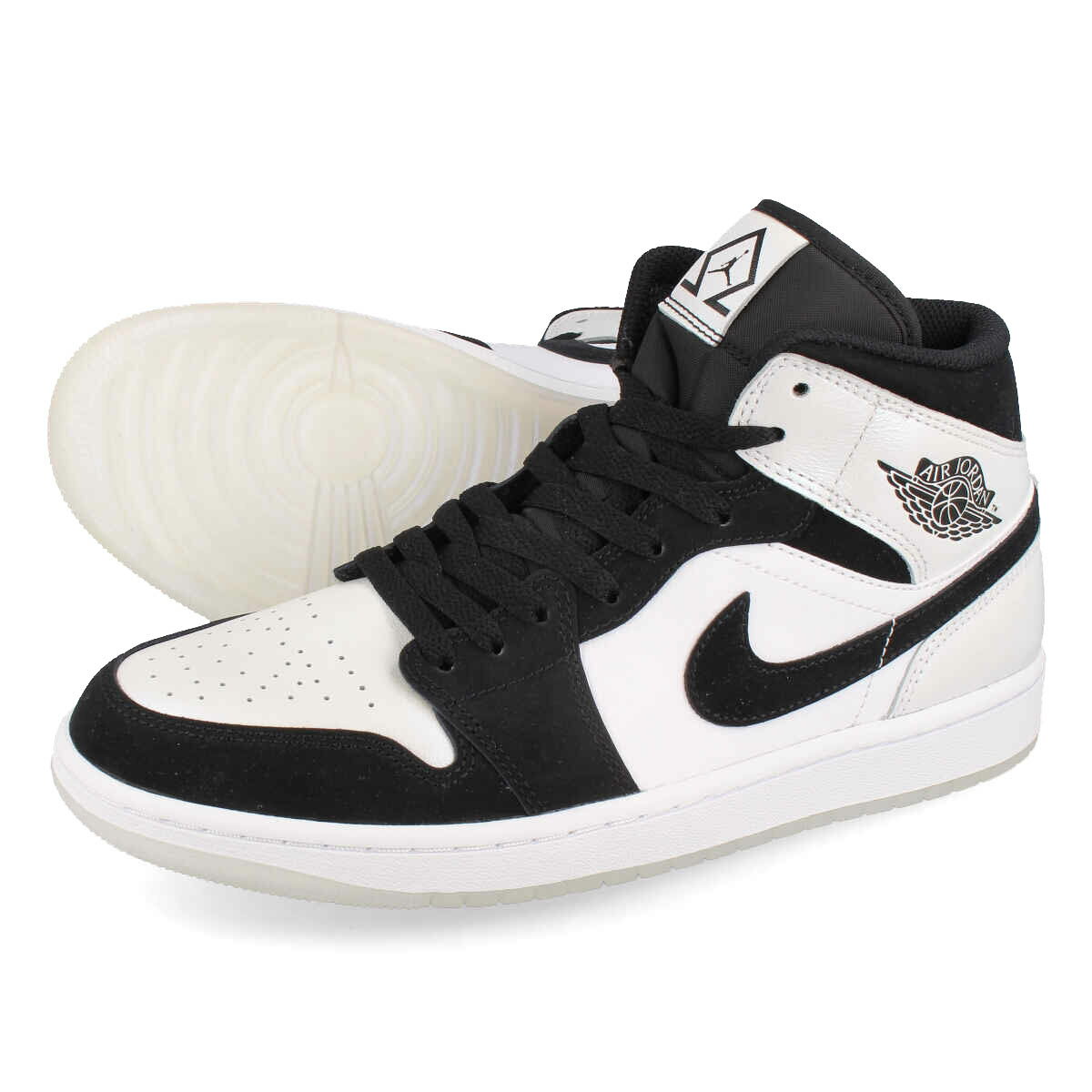 NIKE AIR JORDAN 1 MID SE ナイキ エア ジョーダン 1 ミッド SE WHITE/BLACK/MULTI COLOR dh6933-100